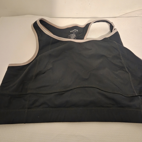 Top Rio Black Sports Bra - Picture 1 of 2